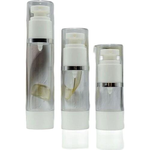 50ml round head airless vacuum pump lotion emulsion foundation hyaluronic toner spot removal whitening liquid sprayer