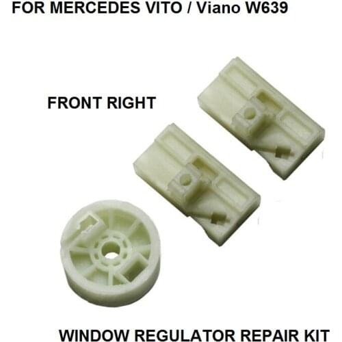 CAR ELECTRIC WINDOW REGULATOR KIT FOR MERCEDES VITO / Viano W639 WINDOW REGULATOR ROLLER FRONT RIGHT 2003-2016