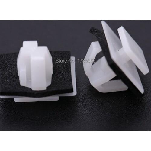 20x White Nylon Molding Clips With Sealer For Hyundai Tucson Veloster For Kia Forte Forte Koup 87756-2E000