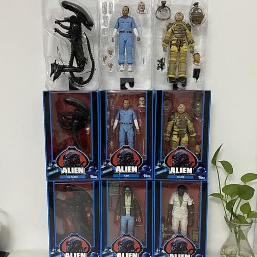 Alien ASH KANE Figure NECA The Bloody Alien Brett Parker Action Figures 40th Anniversary 3pcs/set