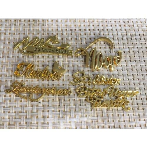 Customize metal labels/clothes labels/ main label / garment label