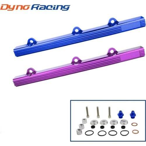 New Fuel Rail Aluminium Fuel Rail For Mitsubishi Lancer EVO 3 4G63 Turbo 1992-1995 Fuel Rail Kits Fuel Supply YC100799