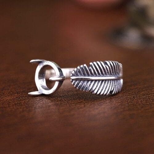 Wholesale 925 Sterling Silver Engagement Wedding Semi Mount 8X8MM Round Cabochon Amber Agate Garnet Ring Setting