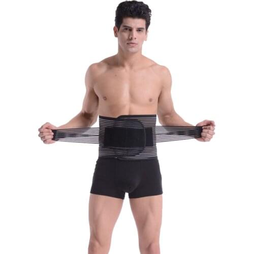 XXL Orthopedic Corset Back Support Belt Men Back Brace Belt Fajas Lumbares Ortopedicas Spine Support Belt Large Size B13