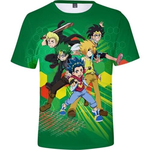Suitable Fashion Hot Popular Beyblade Burst Evolution boy girl 3D Tee Shirt Men Women 3D T-shirt t shirt Summer Cartoon T shirts