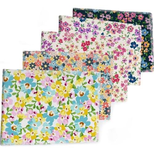 DIY Fabric Flowers Designs Printed Polyester 50*145CM Cotton Twill Fabric Patchwor Printed