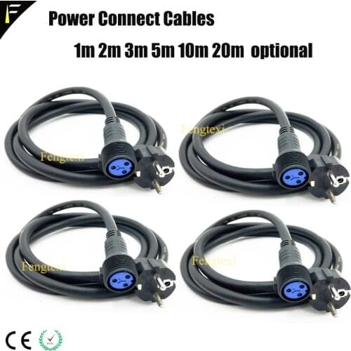 Outdoor Mobile Stage Par Light 3Pin Powercord/DMX Cable Extension/EU US Plug XLR 3-Pin Power Supply Extension 1m2m3m10m15m etc