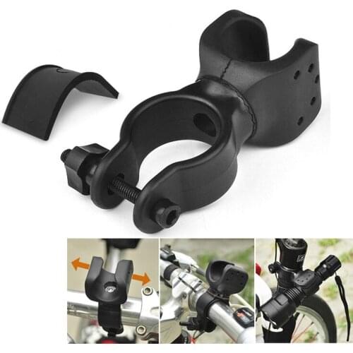 Universal Bike Flashlight LED Torch Mount Clip 360 Degree Rotation Cycling Clip Clamp Bicycle Light Holder B88