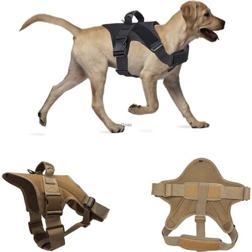 Military Service Tactical Dog Vests Hunting Shooting Training Working Police Dog Harness Hunting Hiking Cs Wargame Pet Clothes
