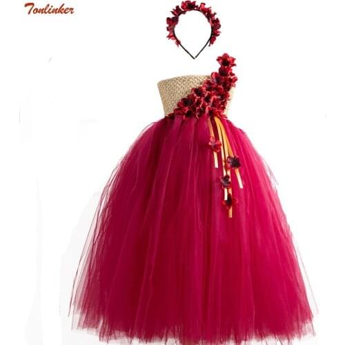 2-10 Years Girls Elegant Princess Dress With Headband Children Girl Evening Party Dress Kids Costume Flower Girls Wedding Dresse