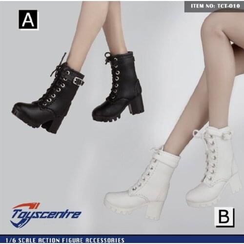 1/6 Scale Figure Hollow Shoes High-heeled Boots Sandals Medium Tube Boots 12-inch Action Figure Dolls Accessories TCT-010
