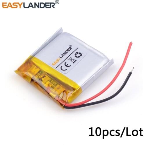 10pcs/Lot 3.7v lithium Li ion polymer rechargeable battery 402525 250MAH Bluetooth headset speakers steelmate small toys 042525