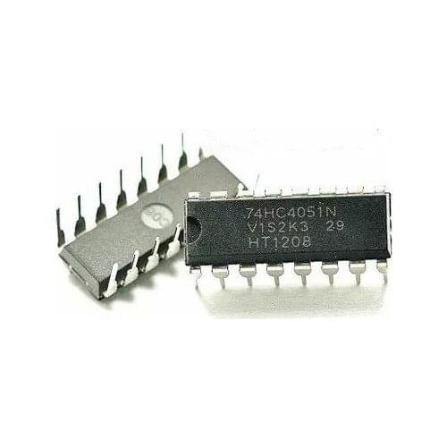 10pcs/lot SN74HC4051N 74HC4051N 74HC4051 DIP-16 In Stock