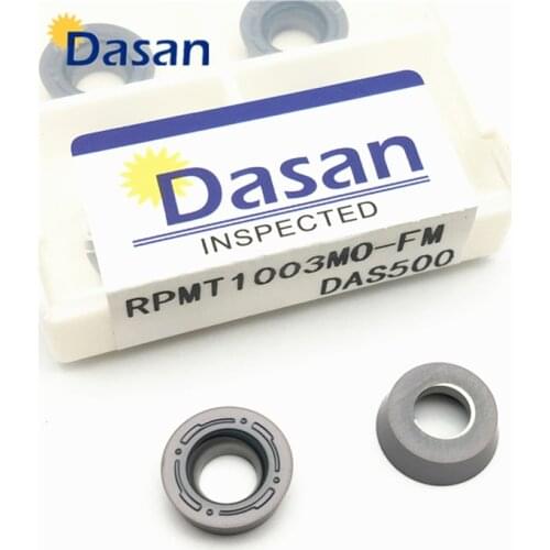 10PCS RPMT1204MO FM RPMT1003 R5 R6 Carbide Inserts CNC Round Face Mill Blade for Lathe Machine Milling Tool for ERW