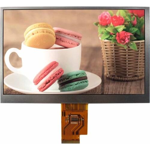 7" AT070TNA2 1024X600 40Pin LCD Screen With LVDS Interface