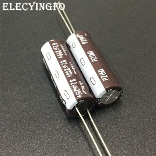 50pcs 82uF 200V NICHICON PZ 10x30mm High ripple current 200V82uF Aluminum Electrolytic Capacitor