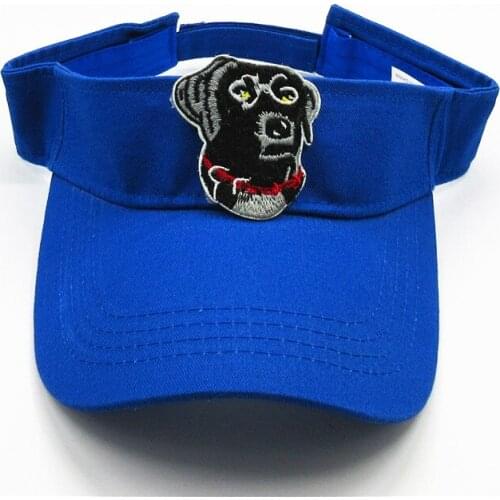 2020 new style black dog embroidery Visors Baseball Cap Adjustable Snapback cap for men and women 273