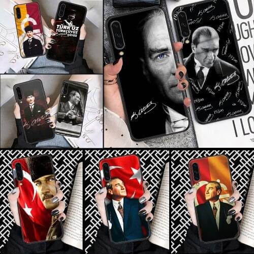 Turkey Mustafa Kemal Ataturk Phone case For Samsung Galaxy A 3 5 7 8 10 20 21 30 40 50 51 70 71 E S 2016 2018 4G black art