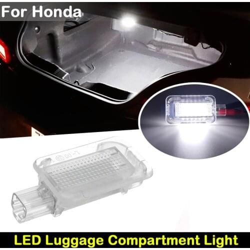 For Honda Accord City Civic CR-Z FR-V Insight Fit White High Brightness LED Luggage Trunk Lights Luggage Compartment Lamp
