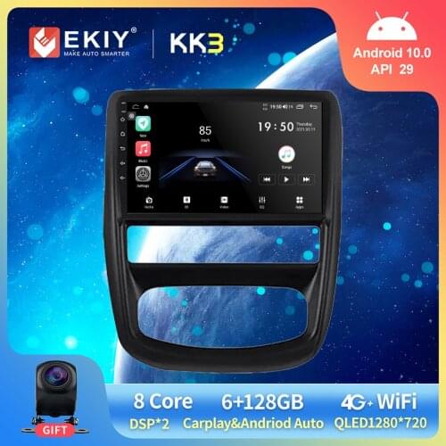 EKIY Smart All-in-One Android 10.0 Autoradio For Renault Duster 1 2010-2015 Nissan terrano 2014-2020 GPS Navi Multimedia Player