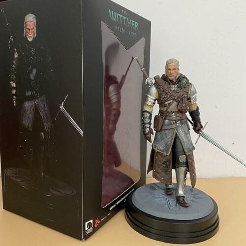 Hunt Geralt Action Figure Witcher-ed 3 Wild 907 Wolf PVC Model Toys Gift Doll
