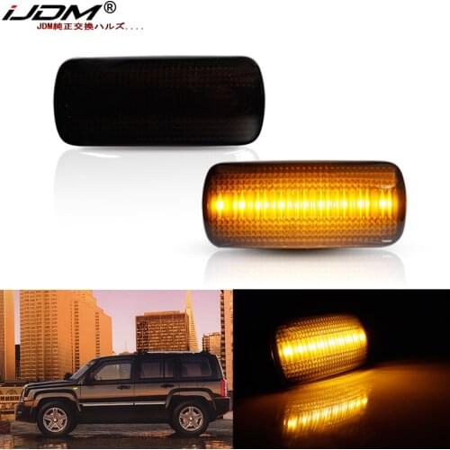 IJDM Amber Side Marker Lamp light For Jeep Commander Patriot Compass Grand Cherokee Chrysler Dodge Lancia Turn Signal Light 12V