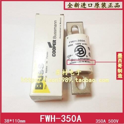 US imports Bussmann Fuses FWH-350A 350A 500V AC / DC fuses