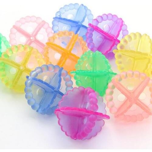 Candy Color Laundry Balls Korean Style High Performance Strong Decontamination Cleaning Laundry Ball 10 Pieces/Lot Free Shipping