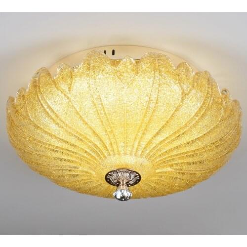 Modern and simple Tmall fairy crystal lamp warm pastoral LED room lamp bedroom lamp round lamp ceiling lamp