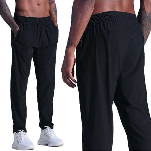 Gym Pants Men Running Sports Basketball Pants Loose Breathable Jogging Sweatpants 2020 Pockets Training Trousers