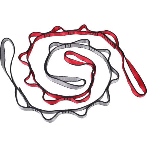 1 Pair Super Strong Suspension Aerial Yoga Hammock Extension Strap Daisy Chain Belt Outdoor Climbing Rope Hammock Tree Rope