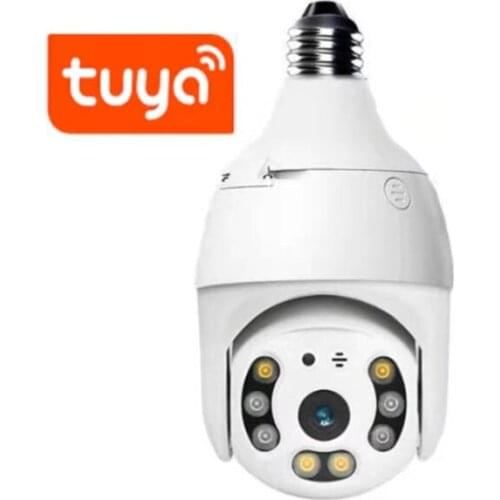 Tuya lamp head camera 3MP high-definition monitoring full-color night vision monitoring wifi lamp head monitoring