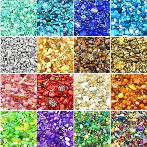 20g/Lot Acrylic mixing Beads Style for DIY Handmade Bracelet Jewelry Making Accessories