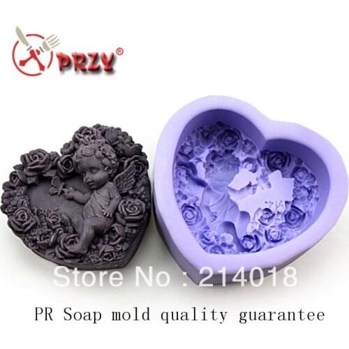 Angel Baby Silicon Soap Mold (no Odor, No Oil Stains) Cake Decoration Mold Manual Soap Fondant Tools NO:SO-011 Moulds PRZY 001