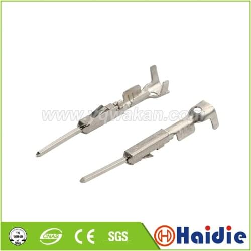 Free shipping 50pcs auto terminal for tyco connector, crimp male terminals DJ615B-0.6x0.6A