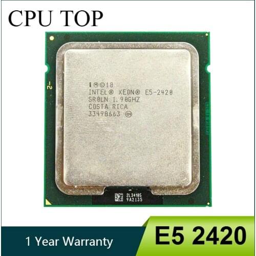 Intel Xeon CPU E5 2420 SR0LN cpu 1.90GHz 6-Core 15M LGA 1356 E5-2420 processor