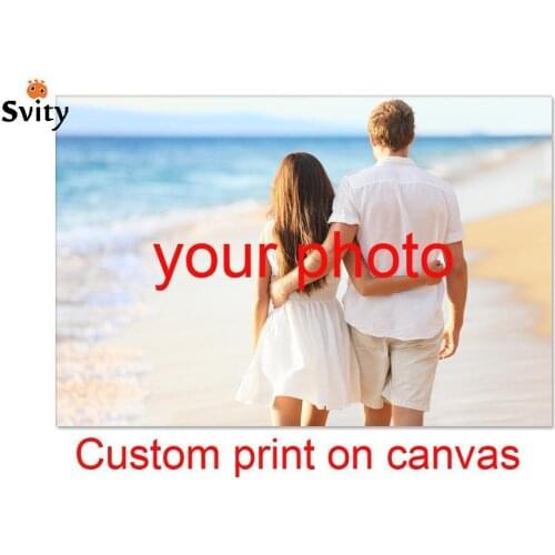 Custom photo Print on Canvas Painting ,Your Picture,Family,friends or Baby Photo,Favorite Image Home Decorate