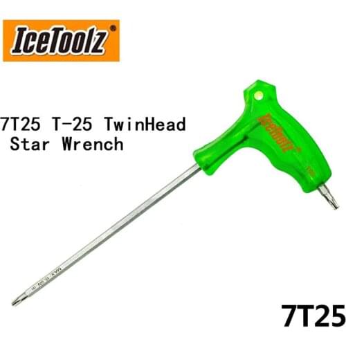 IceToolz Ice Toolz Bicycle 7T25 T-25 TwinHead Star Wrench Bike Repair Tools