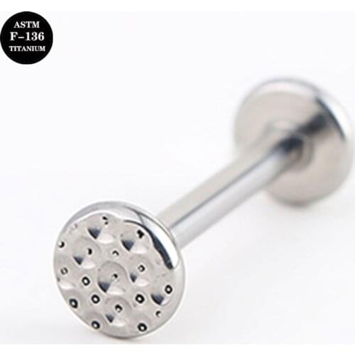 16G Implant Grade Titanium ASTM F136 Internal Thread Screw High Polished Labret Cartilage Helix Ear Piercing Body Jewelry