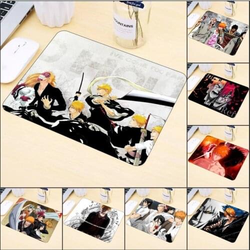 Bleach Anime Gaming Pad Mice Small Mouse Pad 22x18/25x20/29x25CM with Smooth Natural Rubber Laptop Mice Desk Pad Promotion