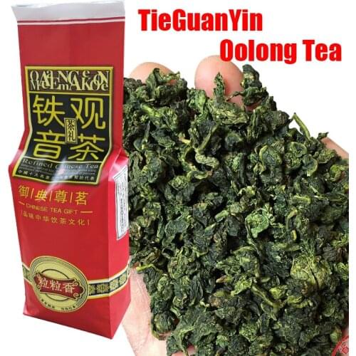 Red Bag 250g Anxi TieKuanyin Tie Kuan Yin Tea Fresh 1275 Organic Oolong Tea for Weight Loss Health Care Beauty Green