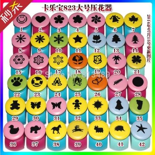 Lates update July 2014 5pcs 25mm large paper punches Craft punches for scrapbook DIY paper craft flower shaped decor free shipp