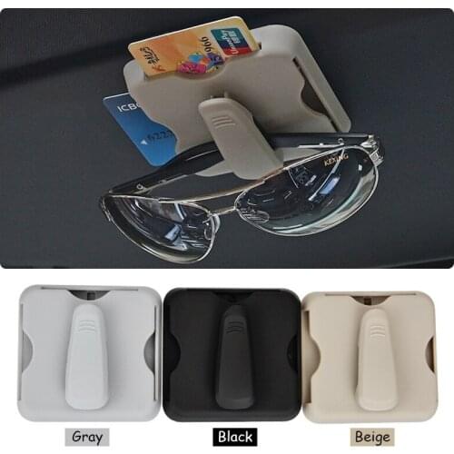 LENTAI For Renault megane 2 3 duster captur clio 4 Chevrolet cruze captiva Acura 1PC Car visor panel card clip Storage Styling