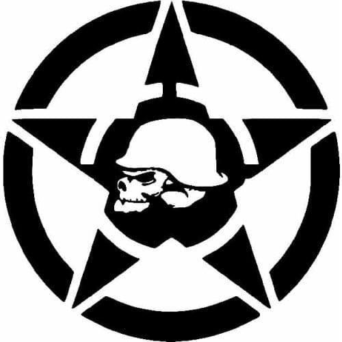 LLY-0758 Personality Car Stickers Skull Star Modeling Decal PVC Auto Motorcycle Cover Scratches Waterproof Cars Decals Decor