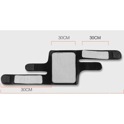 2 Pcs Self-Heating Knee Support Cold-Proof Adjustable Tourmaline Magnetic Therapy Pad Arthritis Brace Protective Belt SN