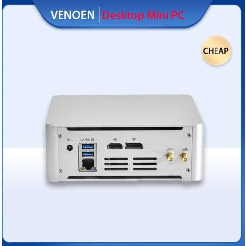 Cheap Mini Rugged PC Intel Core i7 8750H 7820HK I5 7300HQ Type-C 6 USB3.0 HDMI DP Small Desktop Computer M.2 Wifi BT4.0 NVME SSD