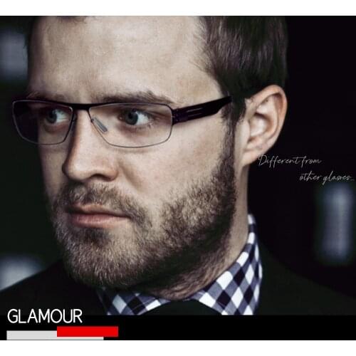 2021Screwless and solderless small face mens glasses frame prescription myopia optics German glasses frame face-lift glasses