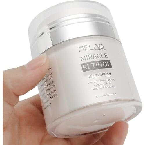 Retinol skin whitening cream to reduce wrinkles and fine lines day and night Retinol 2.5% moisturizing cream anti-aging