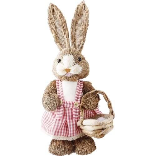 Easter Decoration Simulation Easter Cute Rabbit Ornament Home Festival Party Wedding Decoration Filled Eggs Valentines Day Gift