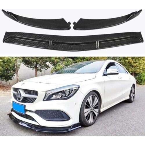 FRONT BUMPER SPOILER LIP SPLITTERS WIND KNFE COVER For Mercedes Benz AMG W117 CLA180 CLA200 CLA250 CLA260 CLA45 2017 2018 2019